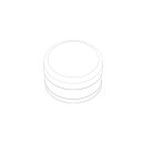 FlowerMill Grinder Stainless 89mm - 3Parts Pro Series KIT (1 Stk)