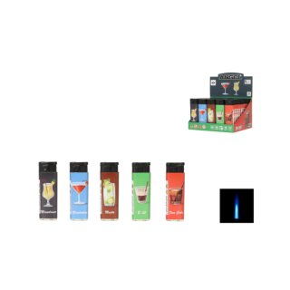 Angel Feuerzeug Jetflame Blue - Cocktails (1 x 50Stk)