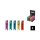 Angel Feuerzeug Piezo - Transparent 5 Farben (1 x 50Stk)