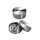 Blackleaf Grinder Metal 49mm - 2Parts BL Silver (1 Stk)