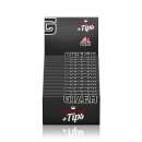 GIZEH KingSize Slim +Tips - Black (26 x 34Stk)