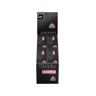 GIZEH FilterTips Regular - Black (24 x 35Stk)