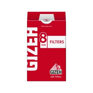 GIZEH SlimFilter 8mm - Fein (10 x 100Stk)