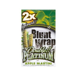 BluntWrap Platinum Double - Apple Martini (25 x 2Stk)