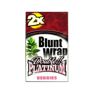 BluntWrap Platinum Double - Berries (25 x 2Stk)
