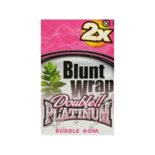 BluntWrap Platinum Double - Bubble Gum (25 x 2Stk)