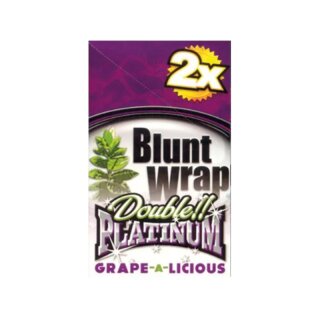 BluntWrap Platinum Double - Grape a Licious (25 x 2Stk)