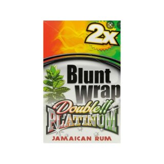 BluntWrap Platinum Double - Jamaican Rum (25 x 2Stk)