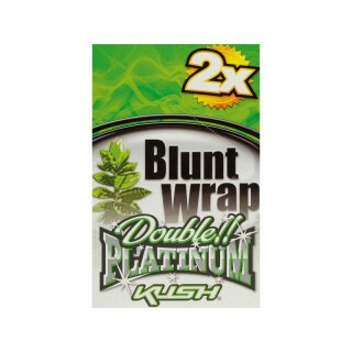 BluntWrap Platinum Double - Kush (25 x 2Stk)