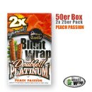 BluntWrap Platinum Double - Peach Passion (25 x 2Stk)