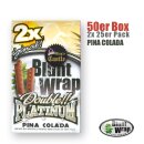 BluntWrap Platinum Double - Pina Colada (25 x 2Stk)