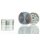 Blackleaf Grinder Alu 50mm - 2Parts Plain Silver (1 Stk)