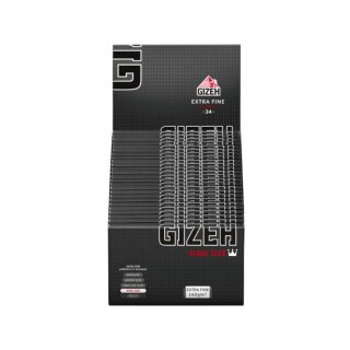 GIZEH KingSize XL - Black (50 x 34Stk)