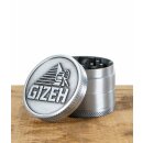 GIZEH Alu Grinder 4-teilig - Silber (50mm)