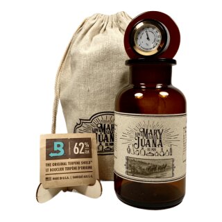LoveMaryLikeJuana DekoFlasche - Braun (1 x 500ml)