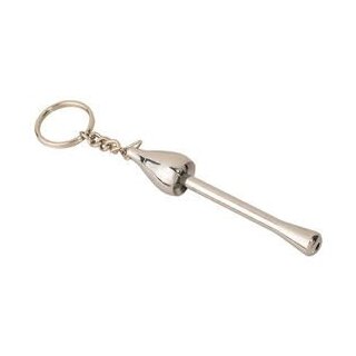 Pipe Metal 9cm - Mushroom Chrome (1 Stk)