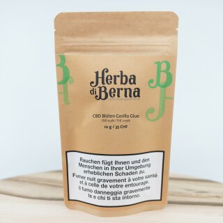 HerbadiBerna Greenhouse Bl&uuml;ten - Gorilla Glue Cherry Berry (CHF35.00/10g)