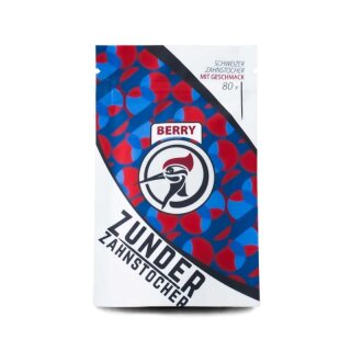 Zunder Zahnstocher - Berry Beutel (1 x 80Stk)