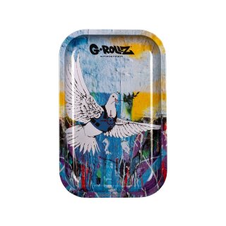 G-Rollz RollingTray 27.5x17.5cm - Banksy Bulletproof Dove (1 Stk)