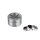 Dreamliner Grinder Alu 40mm - 3Parts Hemp Leaf Silver (1 Stk)