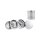 Dreamliner Grinder Alu 40mm - 4Parts Silver (1 Stk)