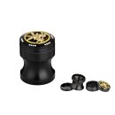 SuperHeroes Grinder Alu 50mm - 4Parts Black/Gold (1 Stk)