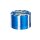 SuperHeroes Grinder Alu 40mm - 3Parts Poker Chips Blue (1 Stk)