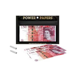 Power Papers - King Size +Tips - Pound Sterling (12  x 12 Stk.)