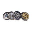 Grinder Alu 50mm - 4Parts Bling Bling Skull (1 Stk)