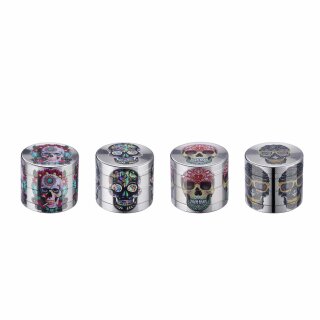 Grinder Alu 40mm - 4Parts Mini Skull (1 Stk)