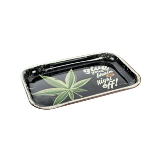 RollingTray 27.5cm x 17.5cm - Give your brain a break (1 Stk)
