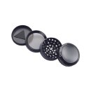 ChampHigh Grinder Alu 50mm - 4Parts Black with Magnifier (1 Stk)