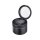 ChampHigh Grinder Alu 50mm - 4Parts Black with Magnifier (1 Stk)