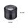 ChampHigh Grinder Alu 50mm - 4Parts Black with Magnifier (1 Stk)