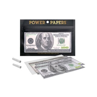 PowerPapers KingSize - Dollar +Tips (12 x 12Stk)